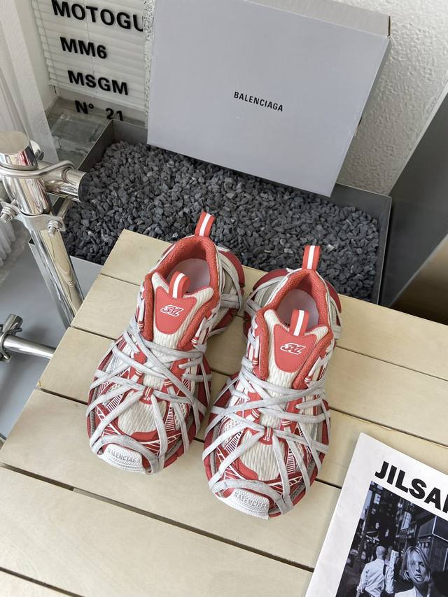 Balenciaga巴黎世家 九代最新爆款3Xl Sneaker蜘蛛侠系列 情侣款老爹鞋 原版购入开发 做货 Balenciaga 3Xl Sneaker 整体